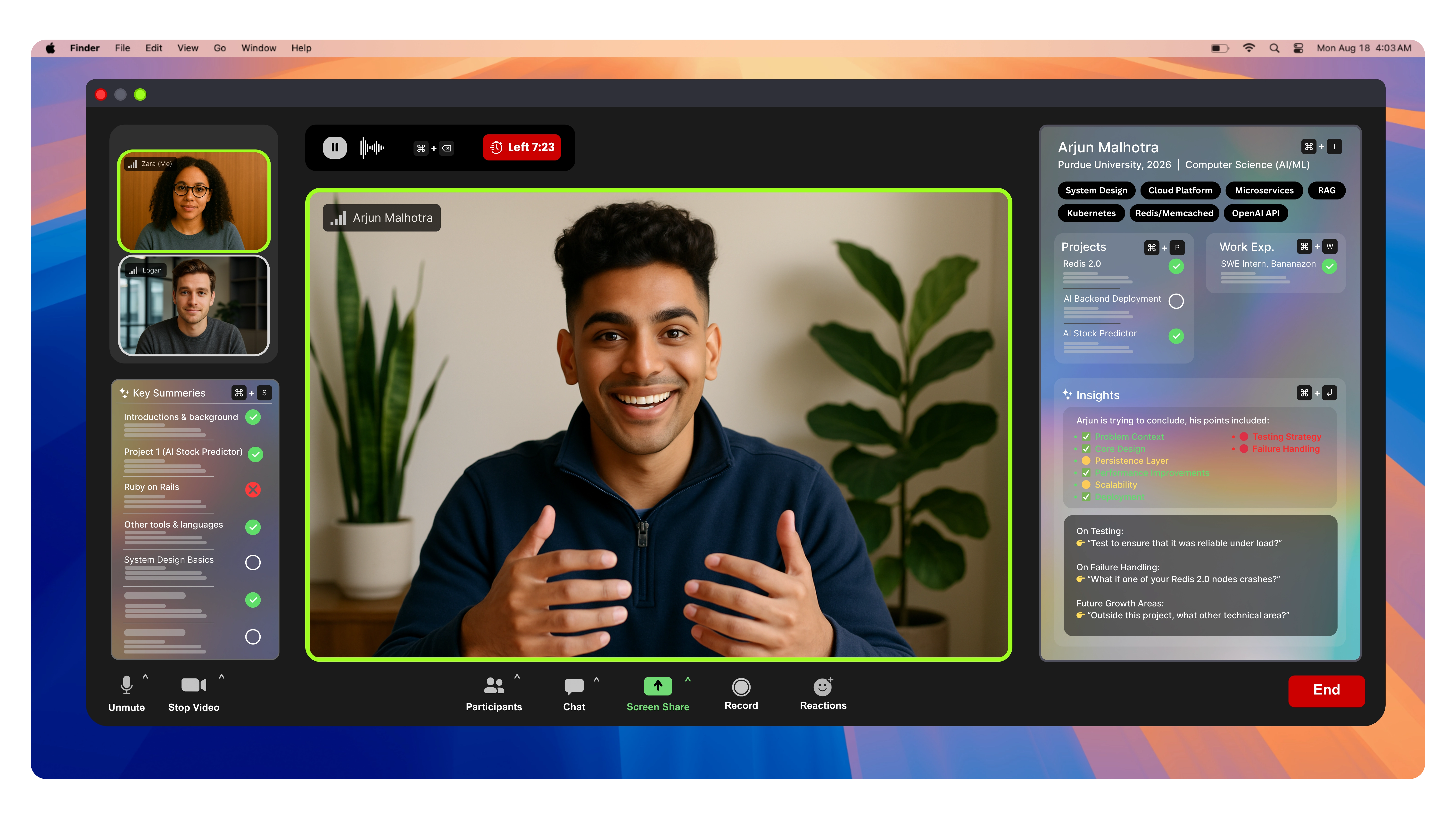 Final round assessment preview